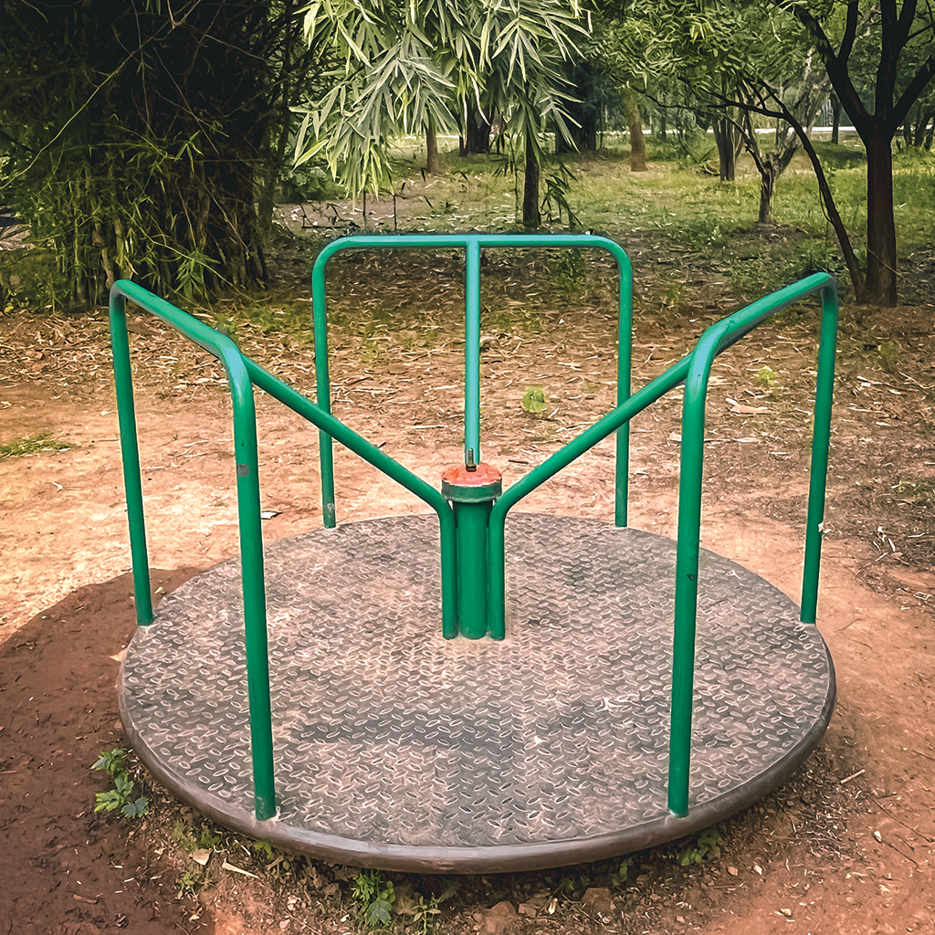 Tree swings hanging from sturdy branches